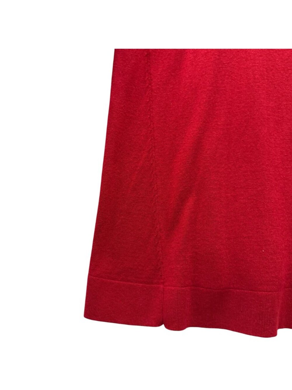 J. Jill Red Knit Tunic Sweater Cotton Blend XS Pullover Cozy Holiday - Picture 9 of 13